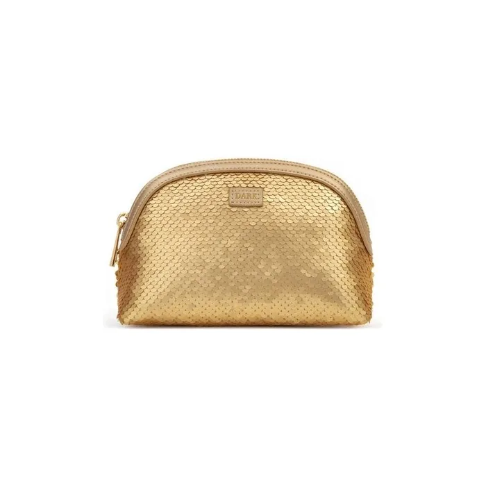 Bags Unlimited Sequin Make Up Bag - Gold