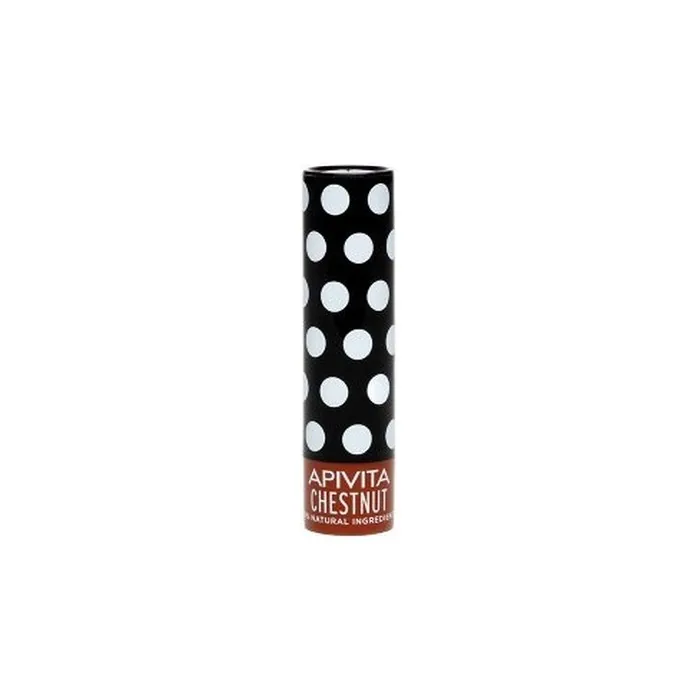Apivita Tinted Lip Balm Moisturizer with Chocolate Color