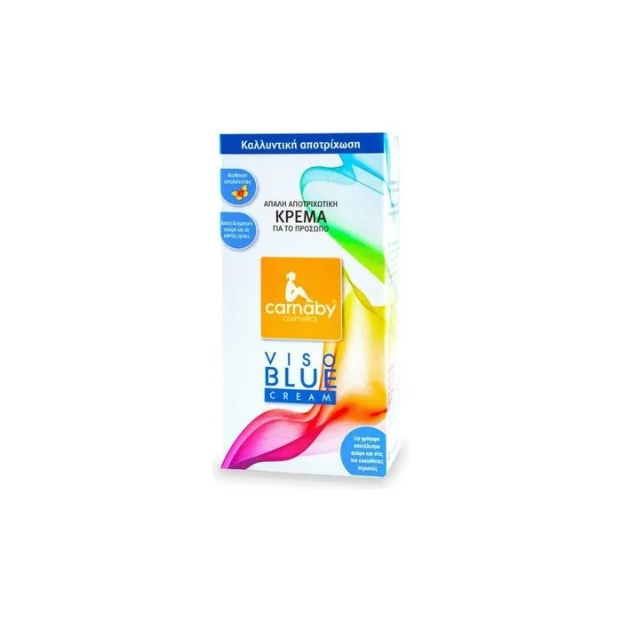 Carnaby Carnaby Viso Blue Soft Hair Removal Cream For The Face, Armpits & Bikini 60ml