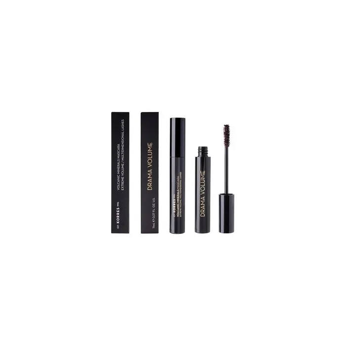 KORRES Black Volcanic Minerals Drama Volume Mascara 11ml - 02 Plum Brown