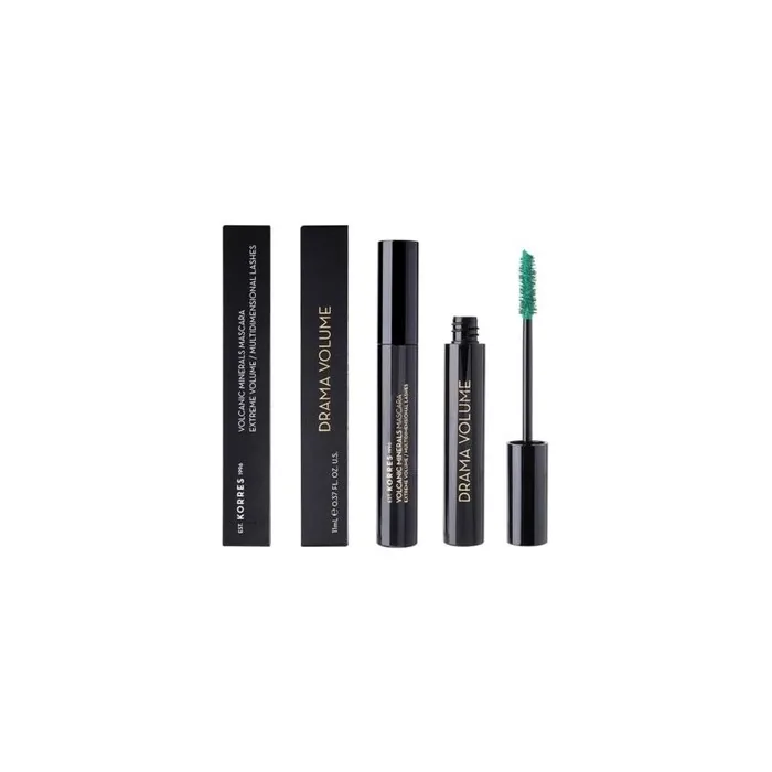 Korres Black Volcanic Minerals Drama Volume Mascara 04 Emerald 11ml