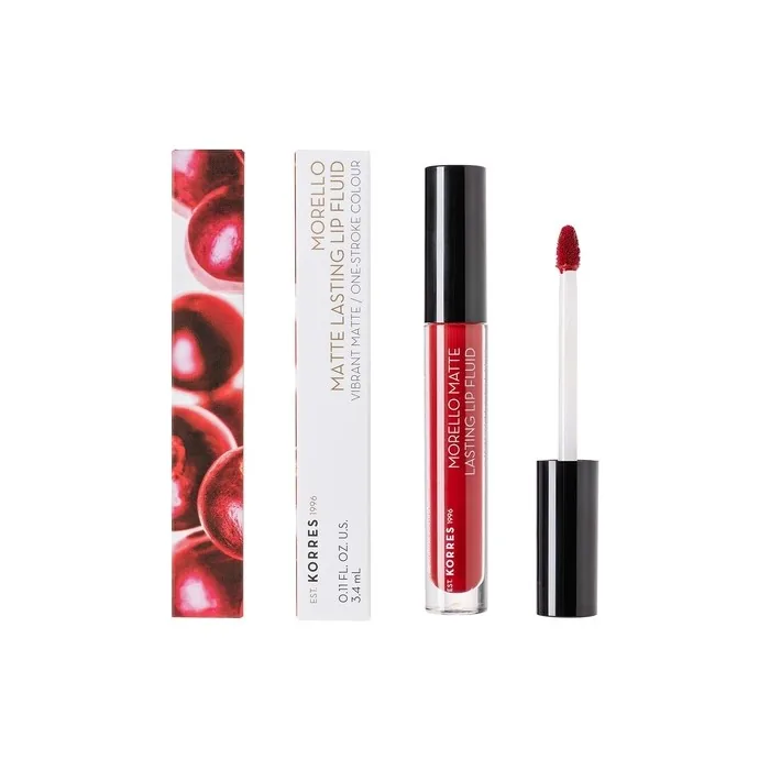 KORRES MORELLO Matte Lasting Lip Fluid No. 59 Brick Red 3.4ml