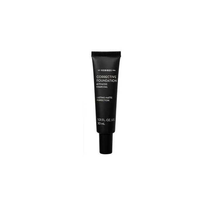 Korres Corrective Foundation Activated Charcoal SPF15 Lasting Matte