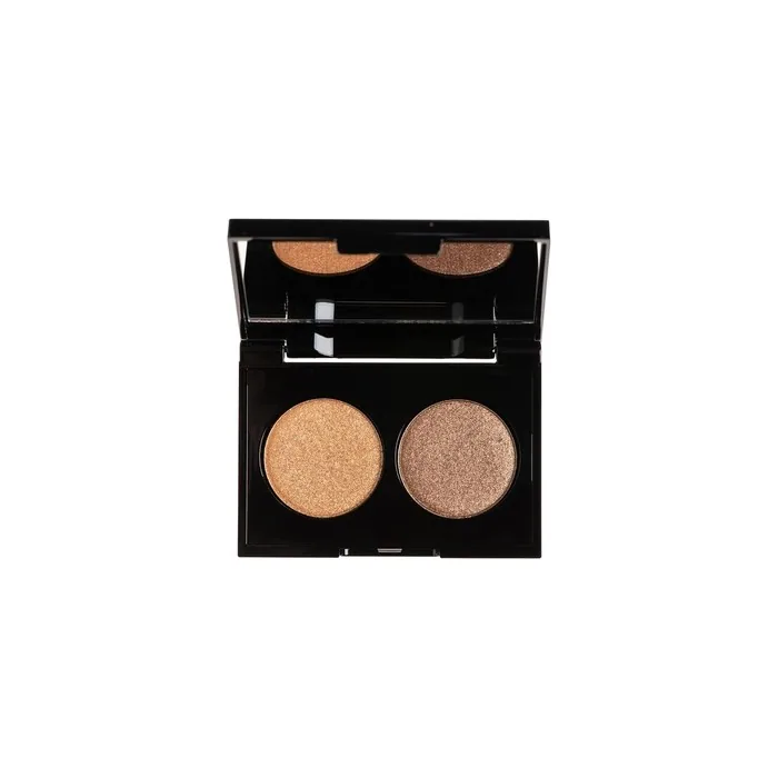 KORRES Volcanic Minerals Velvet Duo Eyeshadow Palette - Golden Amber 28 3g