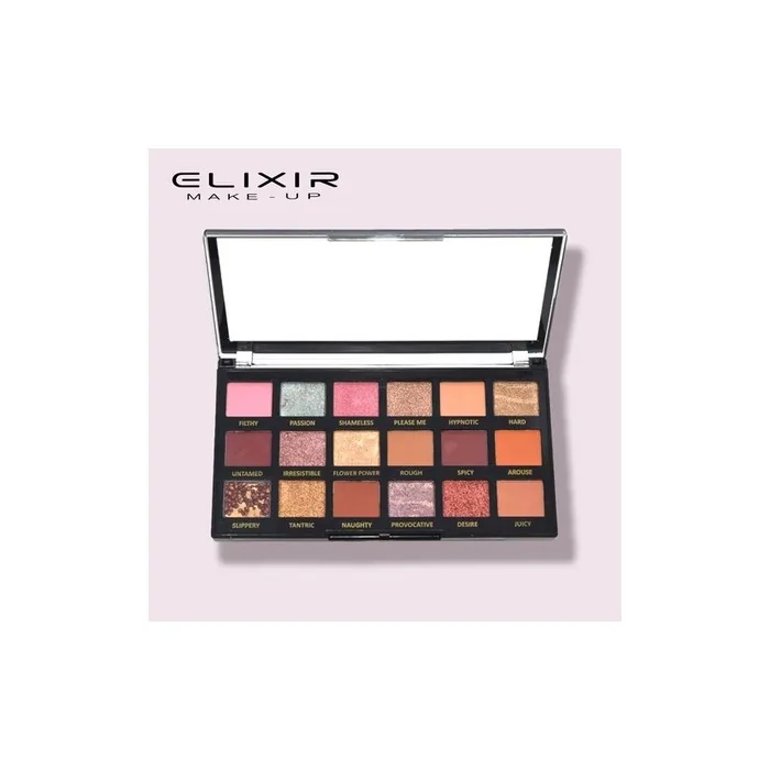 E777b Elixir Palette Eye Shadow Pro Modb 18 Colors