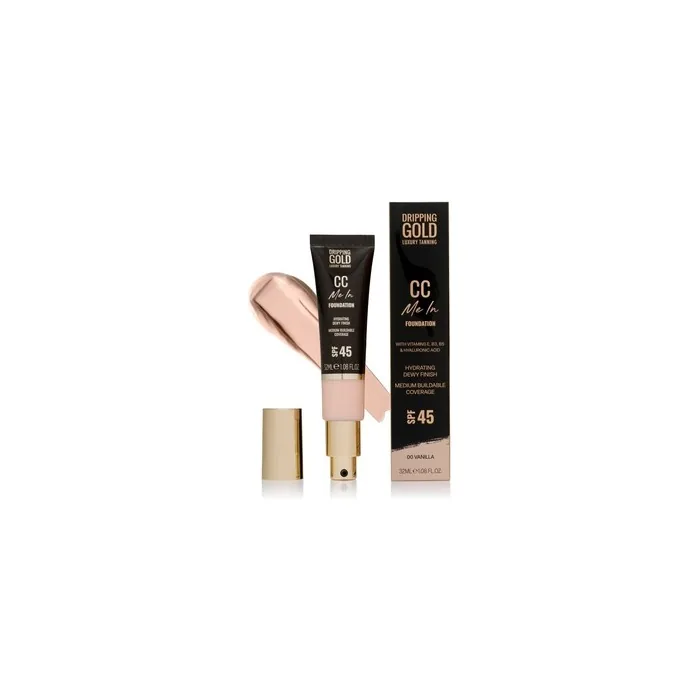 Dripping Gold Me In Cc Foundation Light Moisturizing Makeup And Cc Cream With Spf 45 32 Ml