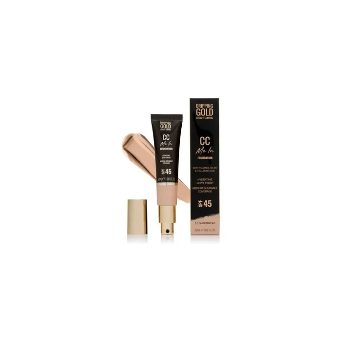 Dripping Gold Me In Cc Foundation Light Moisturizing Makeup And Cc Cream With Spf 45 32 Ml