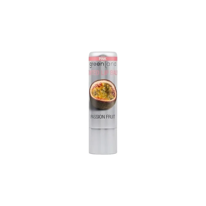 Greenland Lip Care with Color Passion Fruit - Nourishing Colored Lip Care with Shea Butter - Beautiful Naturally Pink Lips without Animal Testing