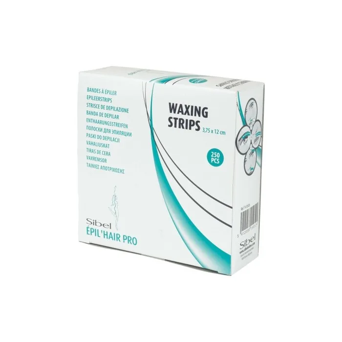 Sibel Small Depilatory Strips in Dispenser made of Non-Woven Fabric