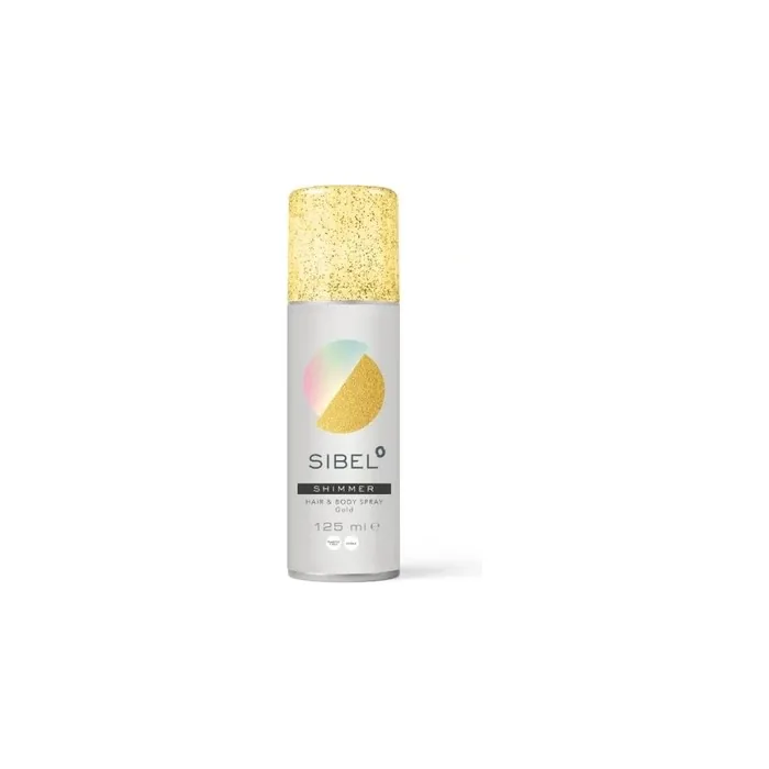 Sibel Golden Glitter Spray For A Shimmering Finish