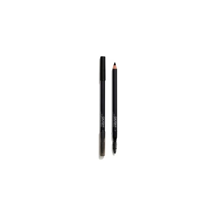 Gosh Eyebrow Pencil With Brush 02 Soft Black 1.2g