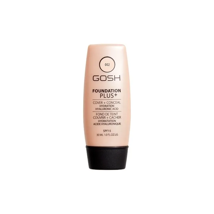 Gosh Foundation Plus+ Concealing And Correcting Foundation 002 Ivory 30ml