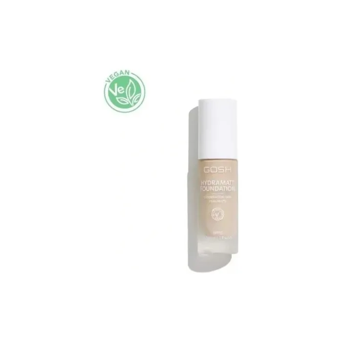 Gosh Copenhagen Hydramatt Foundation 002n 30ml - Very Light