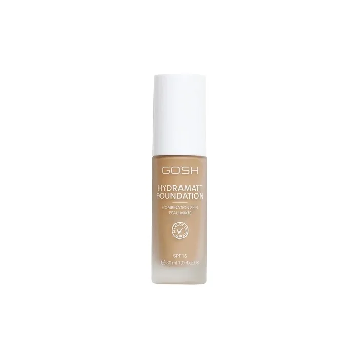 GOSH Foundation with SPF 15 for Light and Dark Skin Vegan Mattifying Makeup for Dry, Sensitive and Oily Skin - 010Y