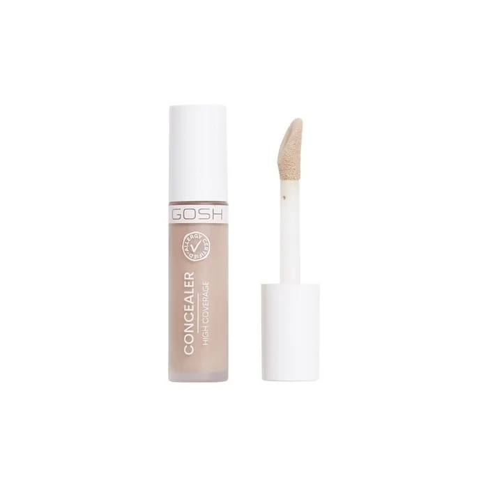 Gosh Concealer High Coverage Strongly Concealing Concealer With Applicator 001 Porcelain 6ml