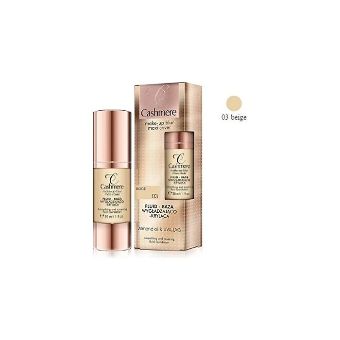 Cashmere Cashmere Make-Up Blur Maxi Cover Fluid - Smoothing and Concealing Base 03 Beige 30ml