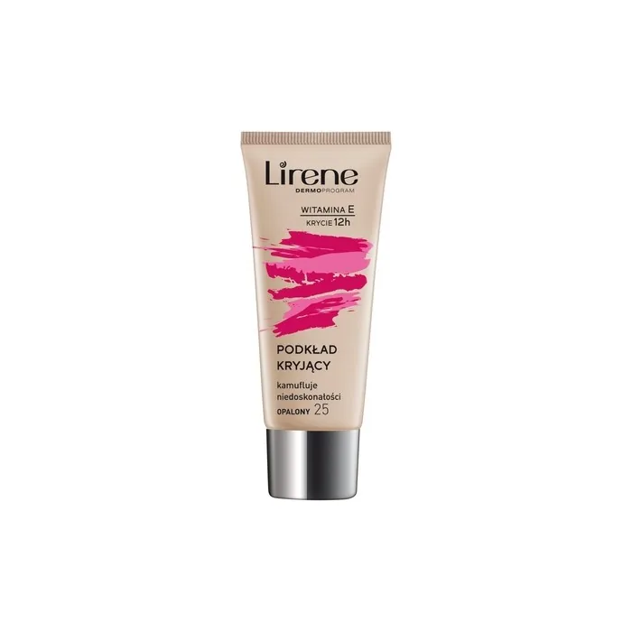 Lirene Concealing Foundation Camouflaging Imperfections With Vitamin E 25 Tanned 30ml