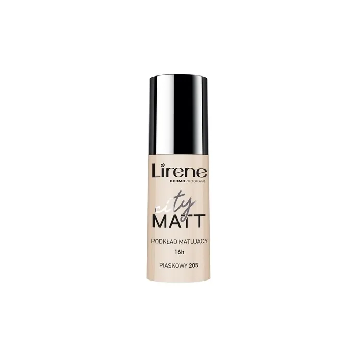 Lirene City Matt Fluid Mattifying And Smoothing Face Fluid 205 Sand 30ml
