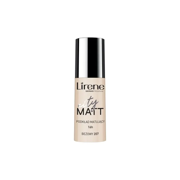 Lirene City Matt Fluid Mattifying And Smoothing Face Fluid 207 Beige 30ml