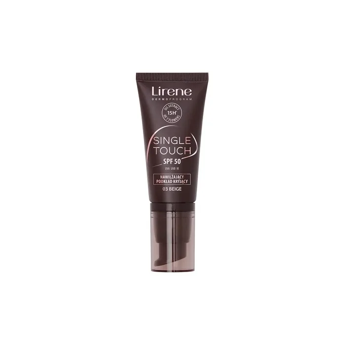 Lirene Single Touch Spf50 Moisturizing Concealing Foundation 03 Beige 30ml