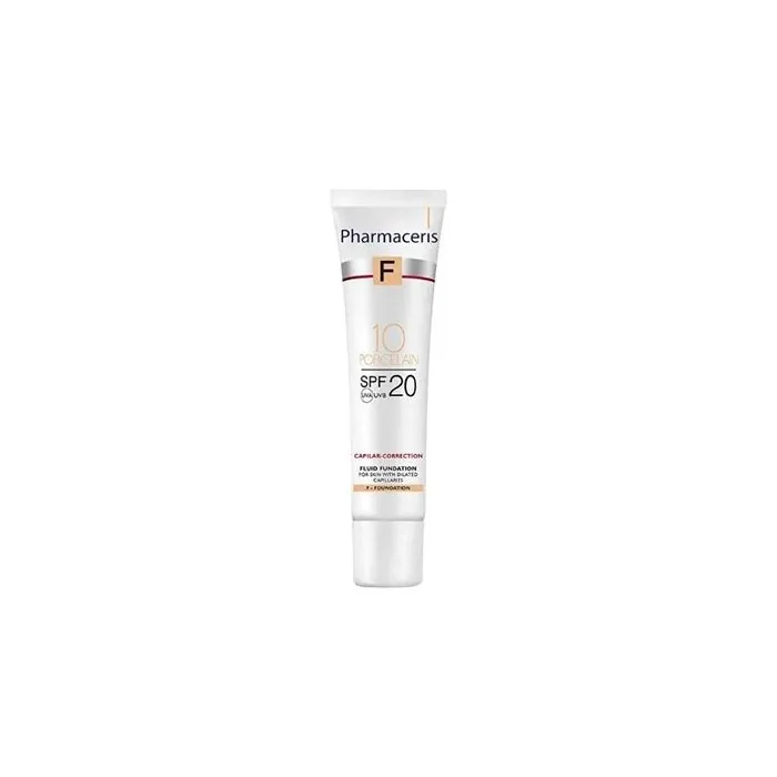 PHARMACERIS F Capillar Corrective Make-up Powder with SPF20 30ml - Shade 10 Porcelain