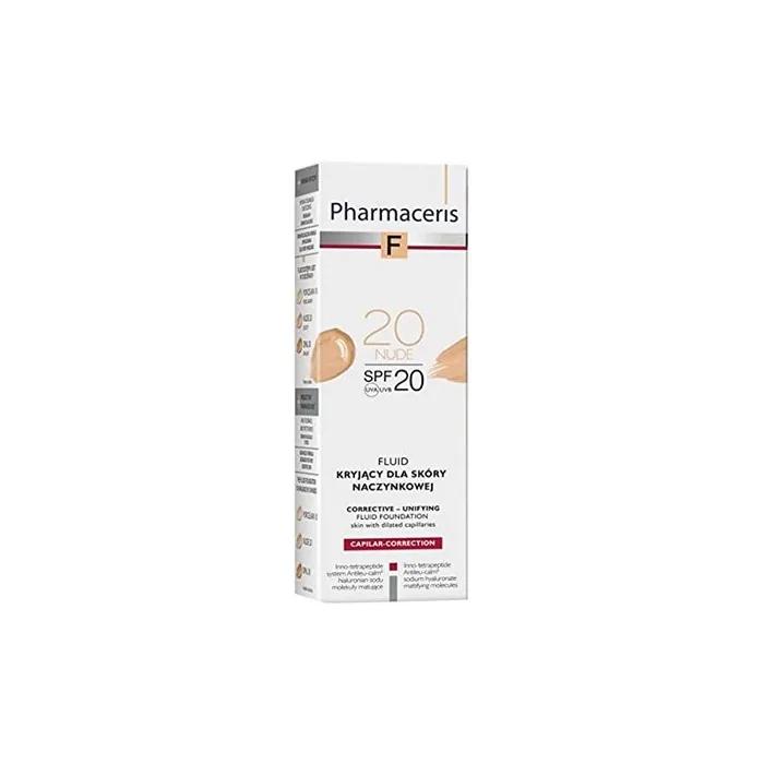 PHARMACERIS F Capillar Corrective Make-up Powder with SPF20 30ml Nude