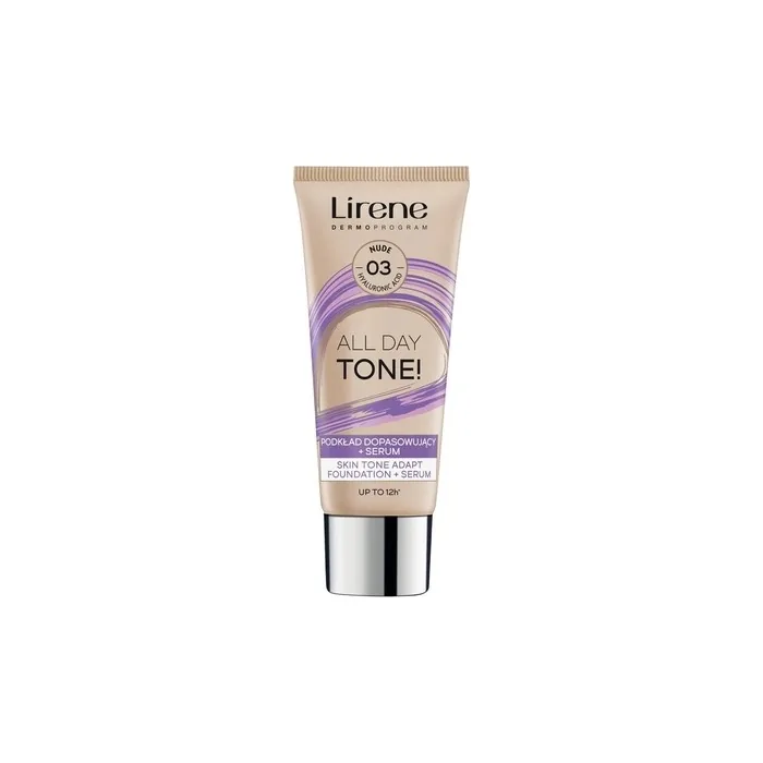 Lirene All Day Tone Foundation Matching Nude 30ml