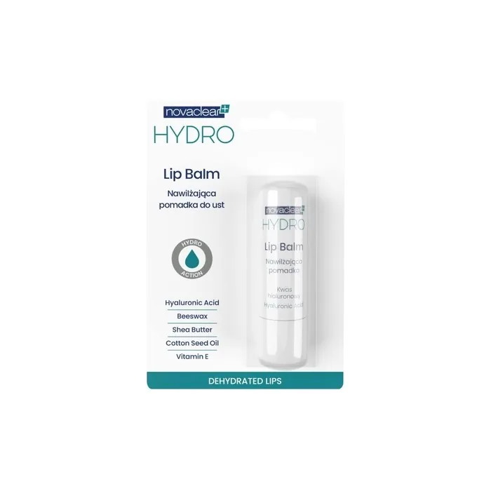 Novaclear Hydro Moisturizing Lipstick with Hyaluronic Acid for Dry and Chapped Lips