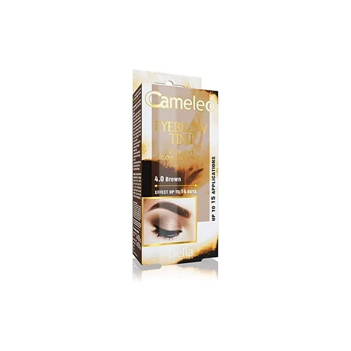 Cameleo Brown Eyebrow Dye Creamy Consistency Long Lasting Effect up to 15 Days Henna Eyebrow Dye