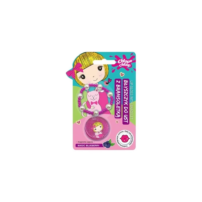 Chlapu Chlap Lip Gloss With Bracelet Magical Berry