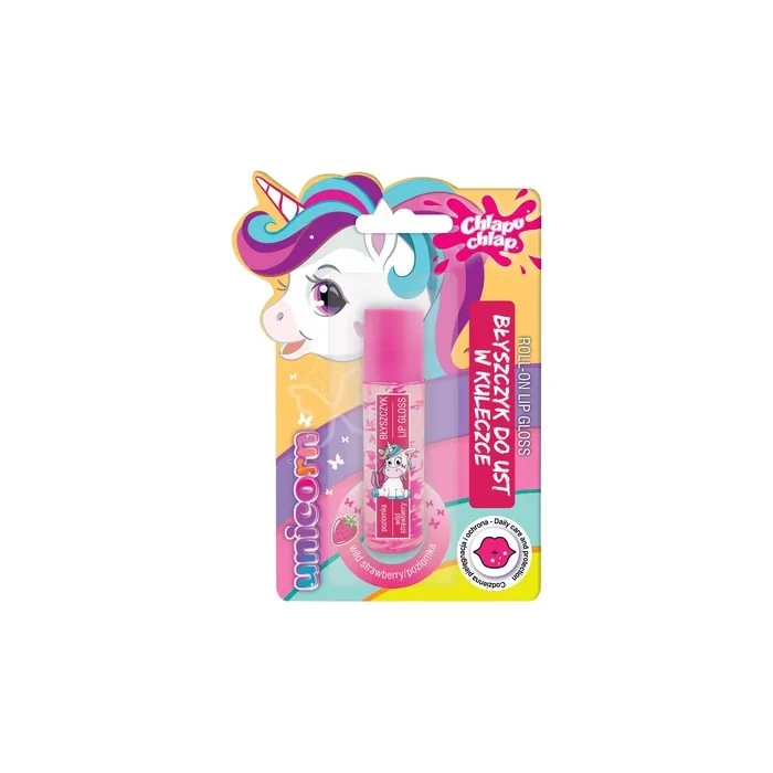 Chlapu Chlap Lip Gloss In Ball Unicorn Strawberry 1 Piece