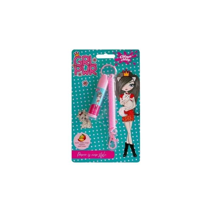 Chlapu Chlap Lip Balm With Keychain Girl Power Sweet Mango 32 G