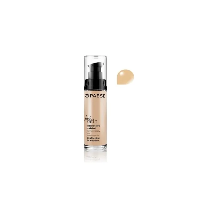 Paese Lush Satin Multivitamin Brightening Foundation - Shade 31 Warm Beige, 30ml