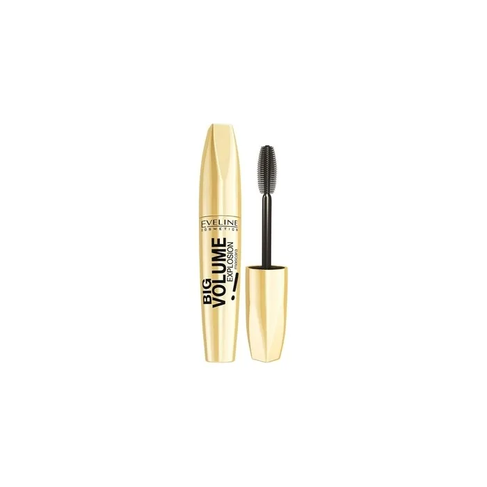 Big Volume Mascara Explosion - Volumizing and Lengthening with Big Brush for Dramatic Eye Definition