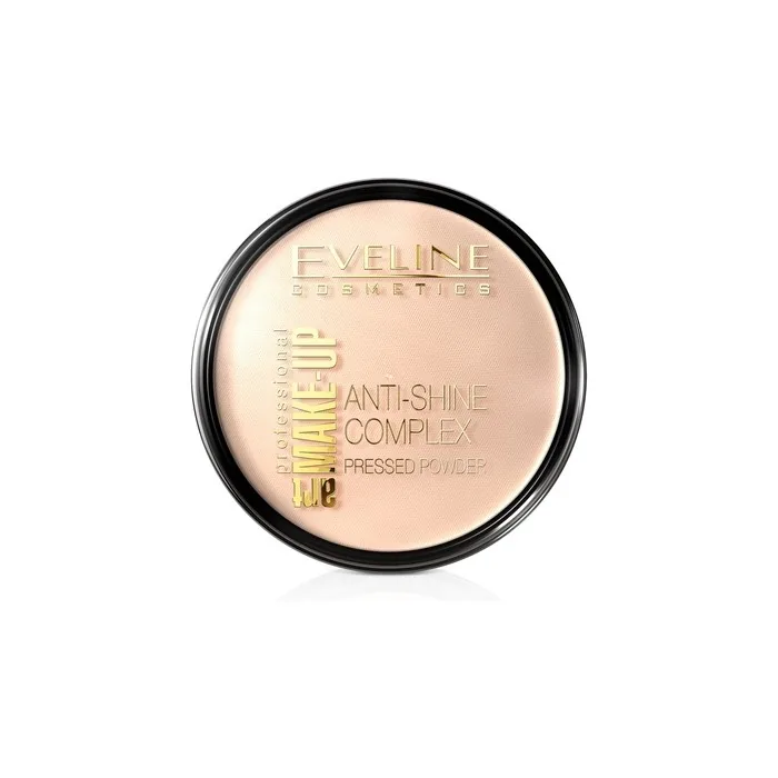 Eveline Art Make-Up Anti-Shine Complex Pressed Powder - 32 Natural, 14g