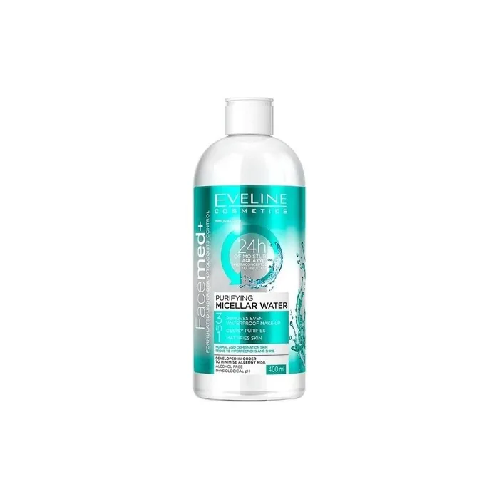 Eveline Face Med+ Hyaluronic Make-Up Remover for Oily and Combination Skin 400ml