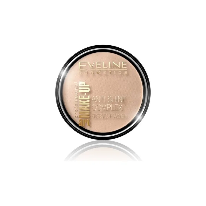 Eveline Make Up Art Anti-Shine Complex Pressed Powder - Warm Beige 37, 14g