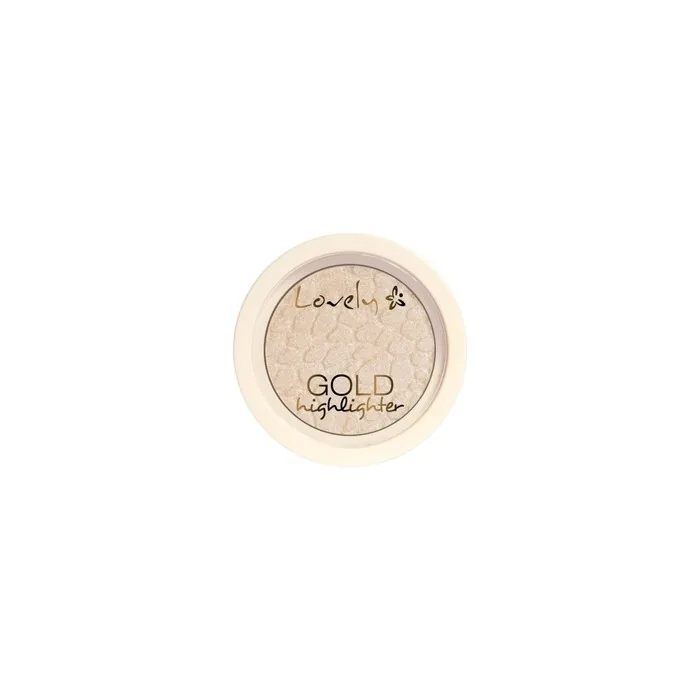 Lovely Gold Highlighter Illuminating Face Powder