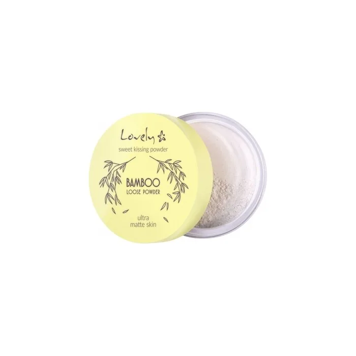 Lovely Sweet Kissing Powder Bamboo Loose Powder Ultra Matte - 5.5g