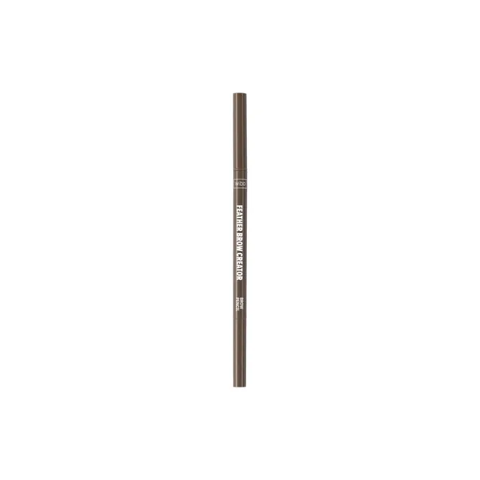 Wibo Feather Brow Creator Eyebrow Pencil With Brush Soft Brown