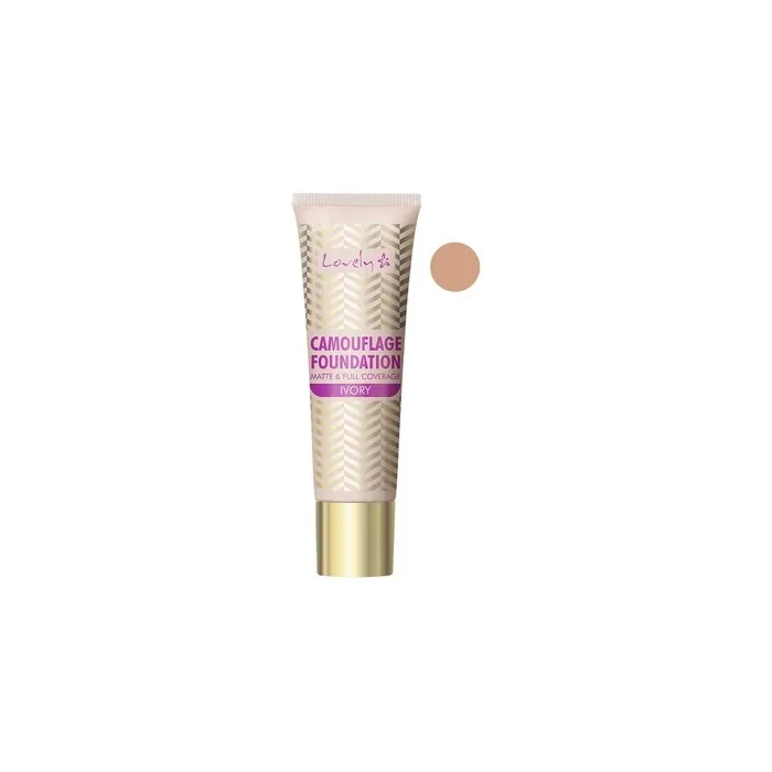 Lovely Camouflage Foundation Matt & Full Coverage - 3 Ivory, 25g