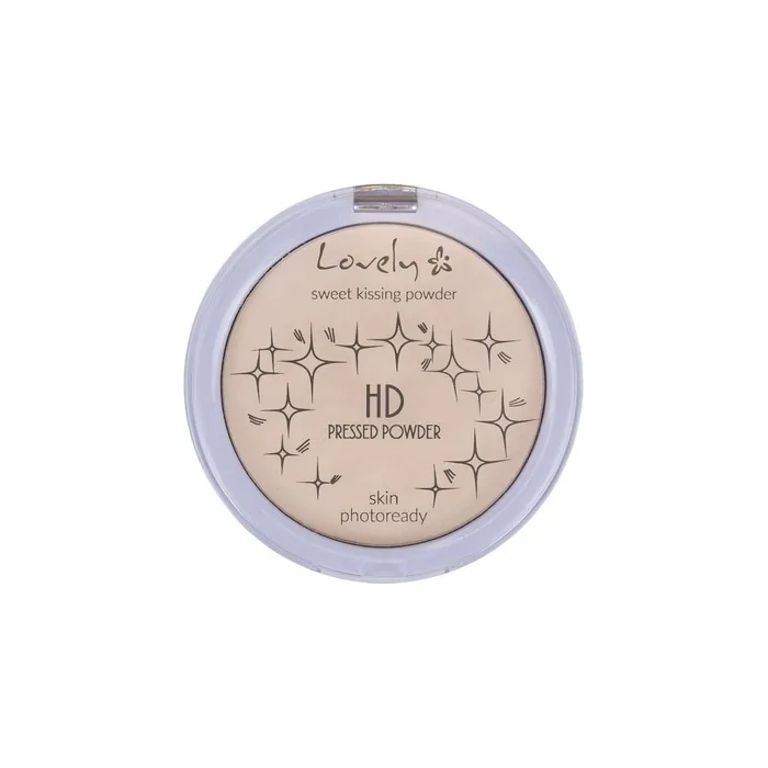 Lovely Hd Pressed Powder - Transparent Mattifying Face Powder With Jojoba Oil, 10g