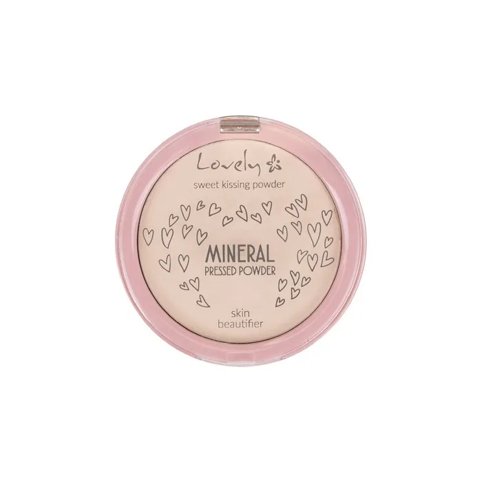 Lovely Mineral Pressed Powder Transparent Strong Mattifying Mineral Fixer For Face 10g