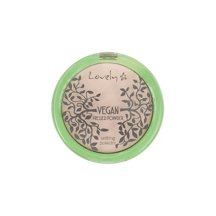 Lovely Vegan Pressed Powder - 10g Transparent Mattifying Face Powder
