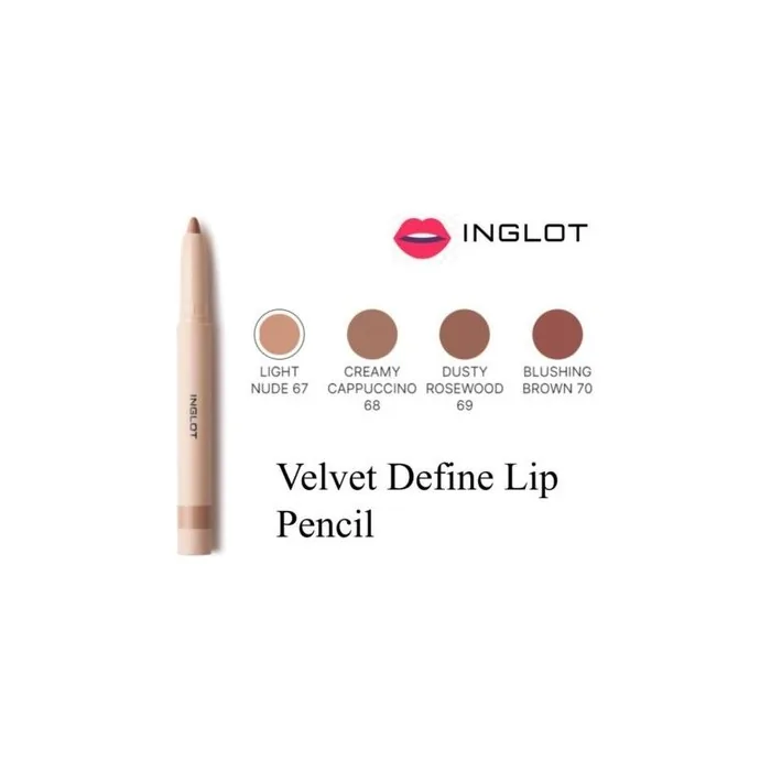 Inglot Velvet Define Lip Pencil 70 Blushing Brown