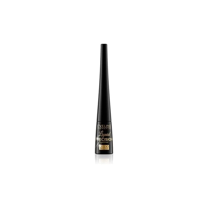 Eveline Liquid Precision 2000 Percent Eyeliner With Brush Black 4ml