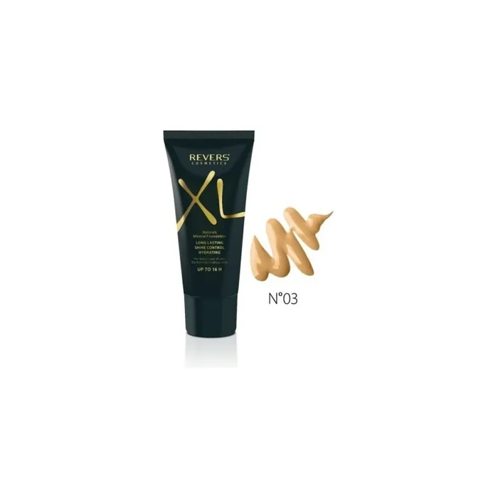 REVERS XL Natural Mineral Foundation 03 Peach 30ml