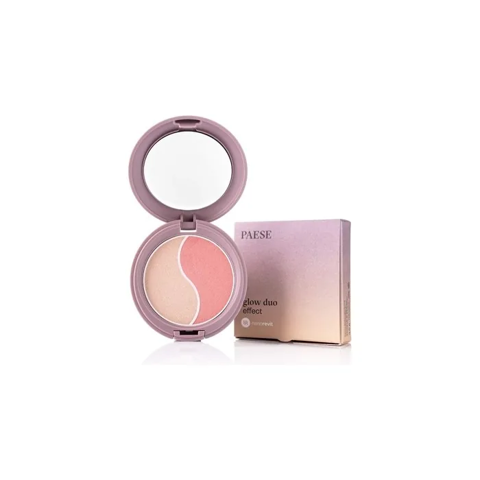 Paese Cosmetics Nanorevit Glow Duo Effect Blush and Highlighter 4.5g
