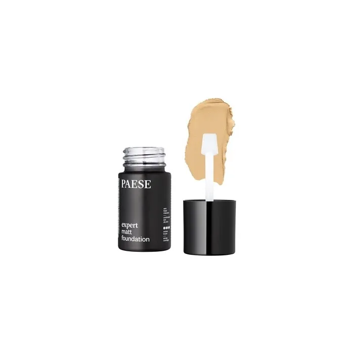Paese Expert Matt Foundation with 24h Long Wear Effect, Vitamin E, Hyaluronic Acid