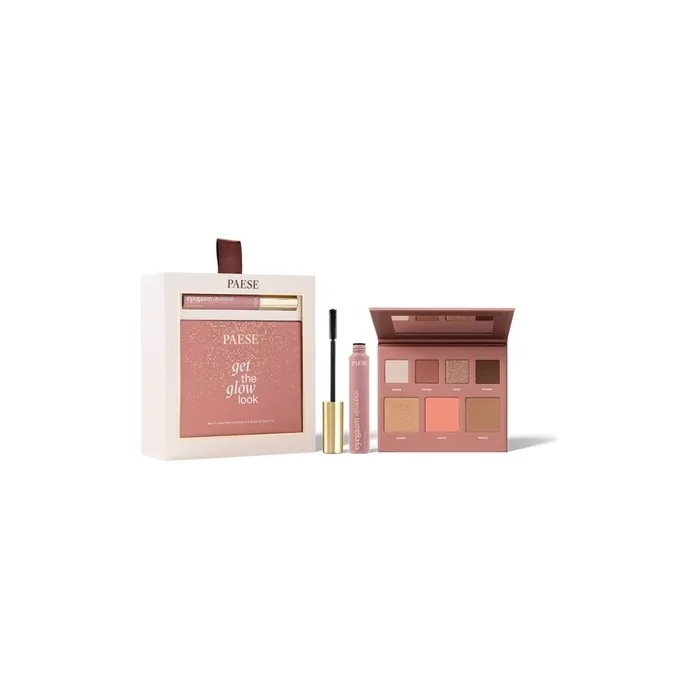 Paese Double Glow Look Eyegasm Double Mascara With Serum Black 9ml Get The Glow Look Multifunctional Face And Eye Makeup Palette 16g